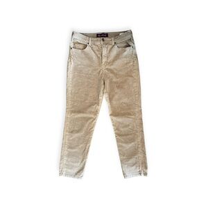 Gloria Vanderbuilt pants corduroy casual brown beige size 10 medium